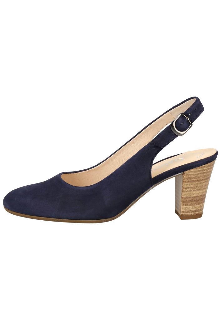 Gabor Sandalen Leder Blau - surf4shoes