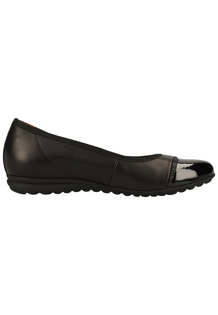 Gabor Ballerinas Leder Schwarz - surf4shoes