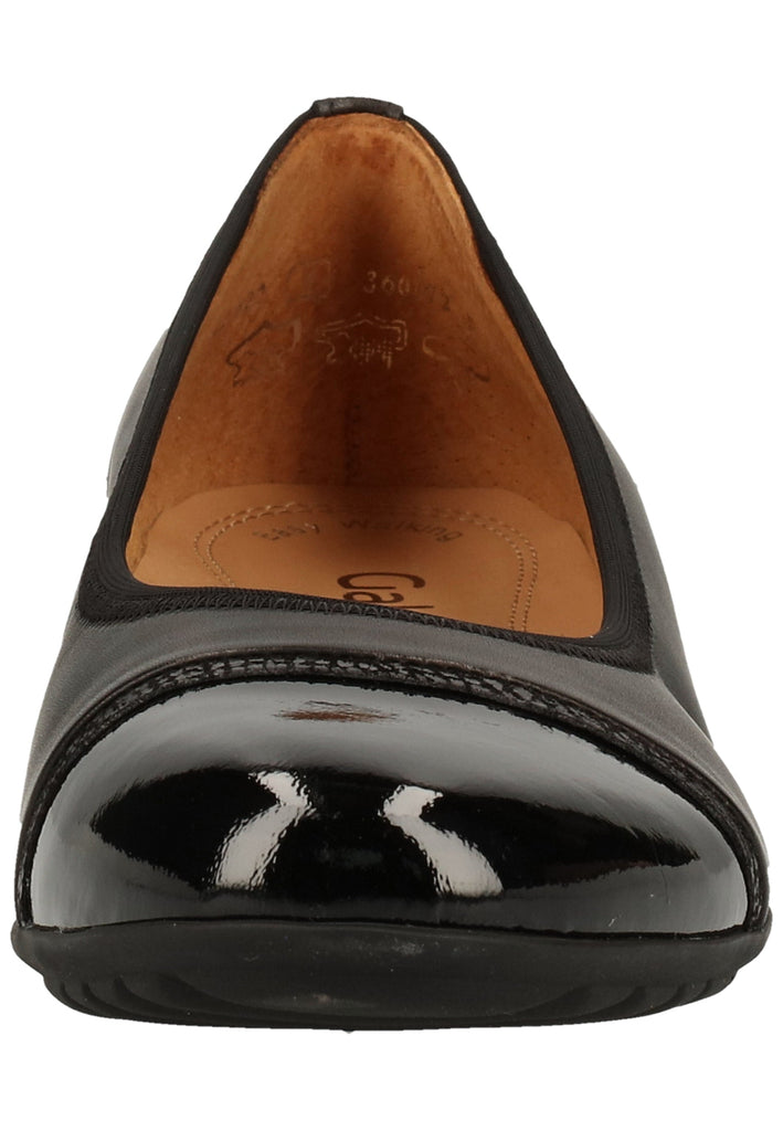 Gabor Ballerinas Leder Schwarz - surf4shoes
