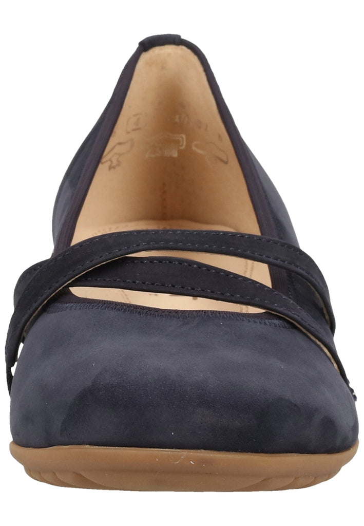 Gabor Ballerinas Nubukleder Blue - surf4shoes