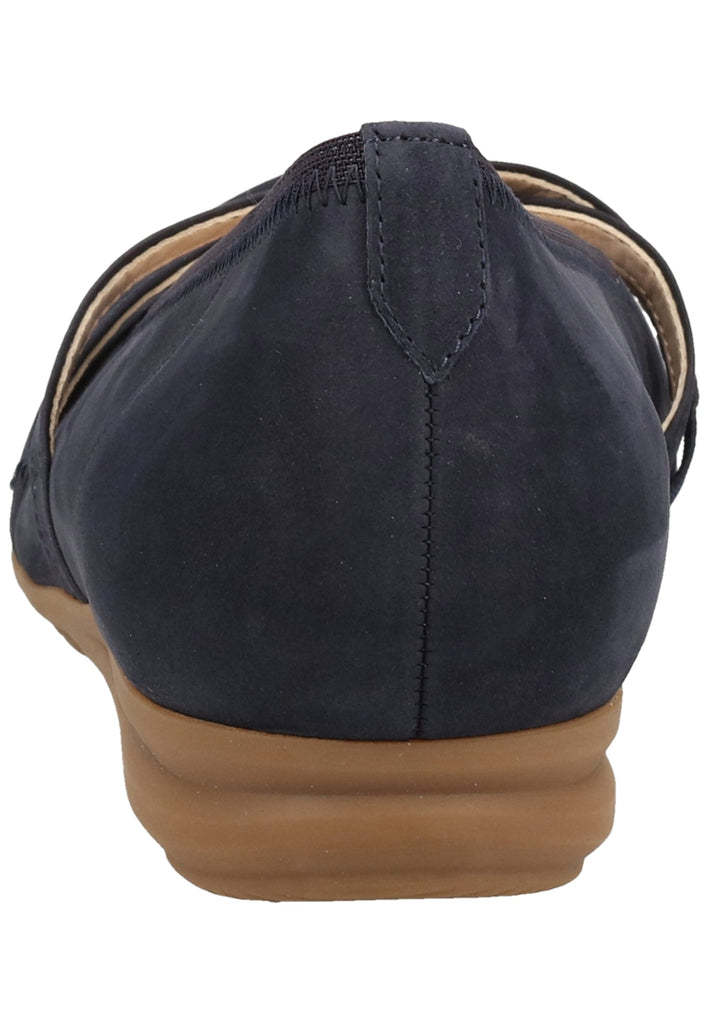 Gabor Ballerinas Nubukleder Blue - surf4shoes