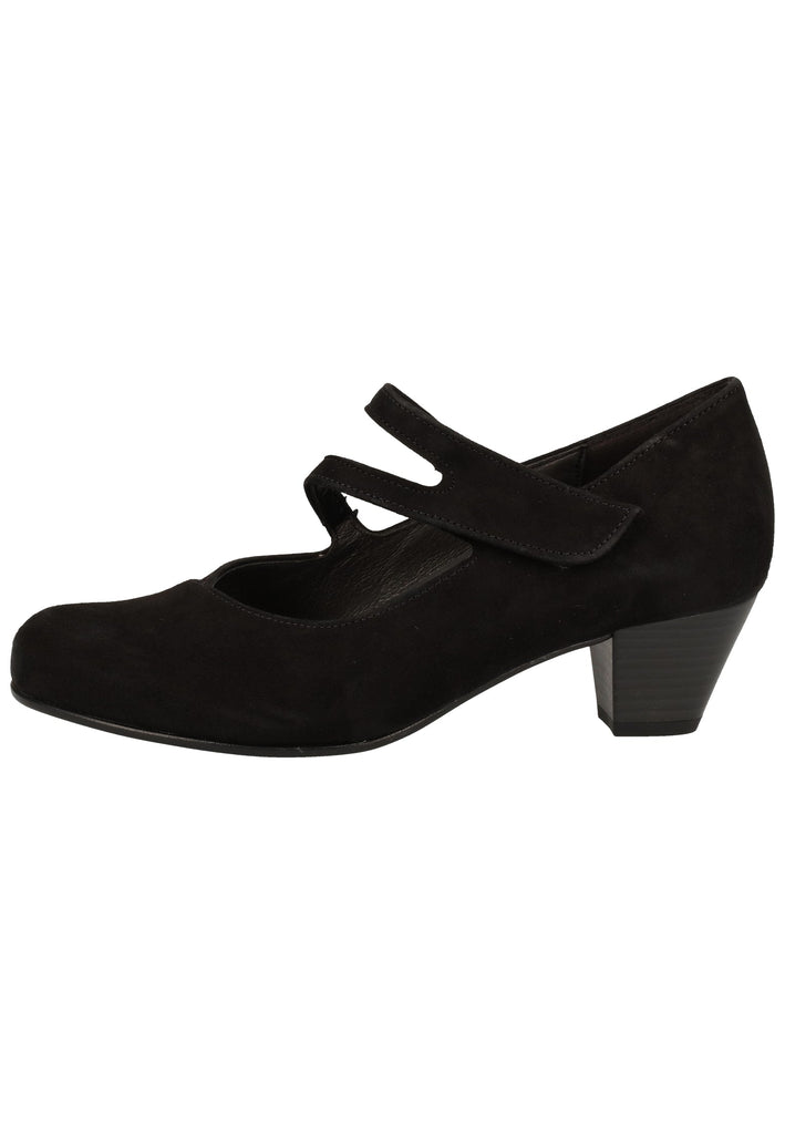 Gabor Pumps Leder Schwarz - surf4shoes