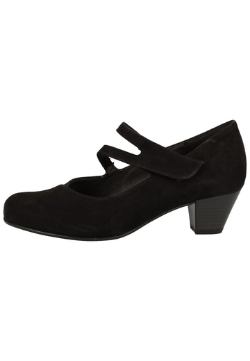 Gabor Pumps Leder Schwarz - surf4shoes