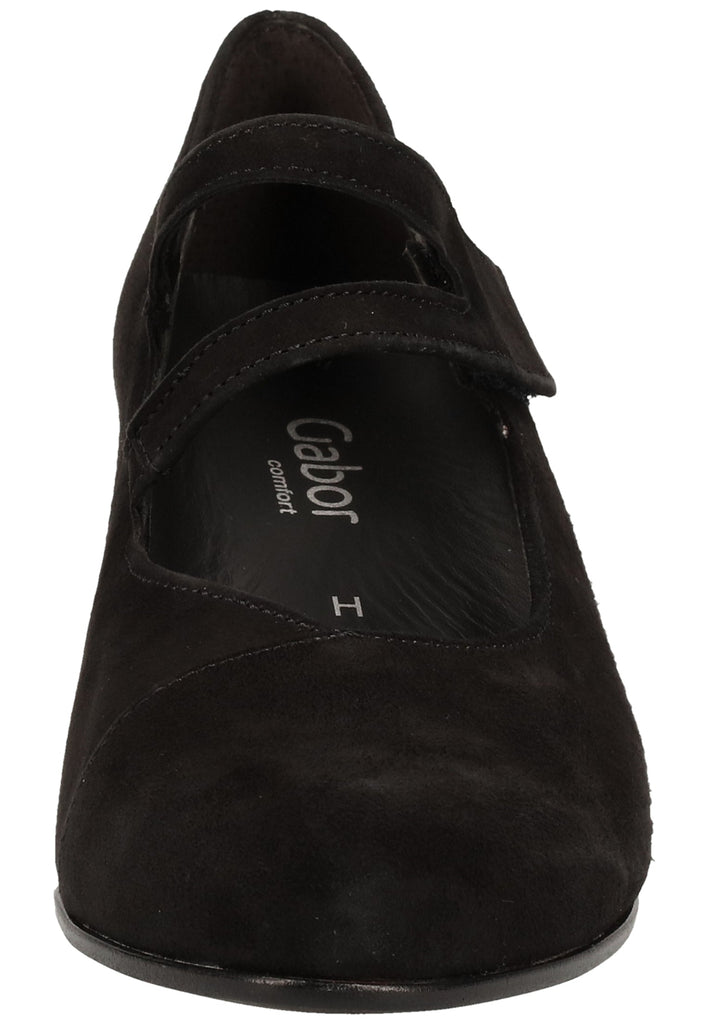 Gabor Pumps Leder Schwarz - surf4shoes