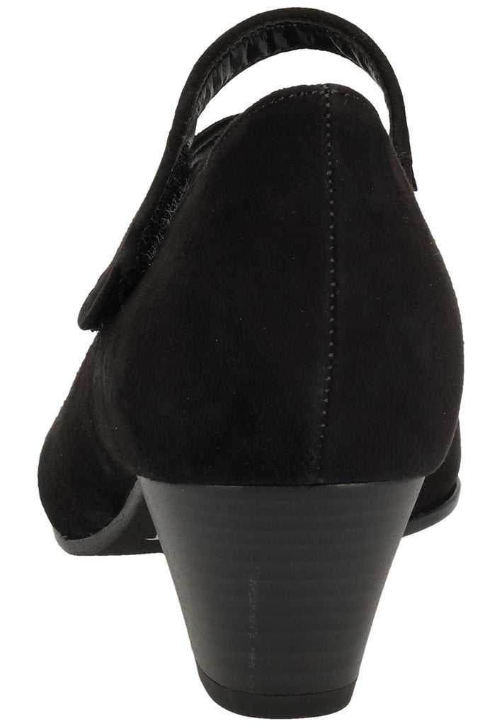 Gabor Pumps Leder Schwarz - surf4shoes