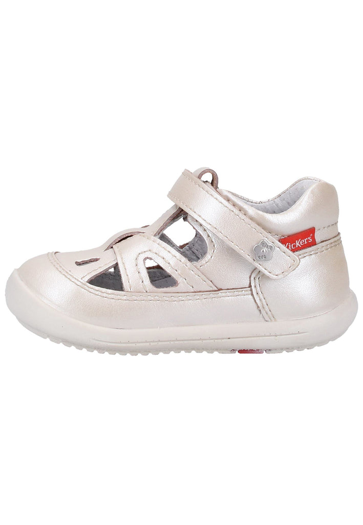 Kickers Halbschuhe Leder Weiß - surf4shoes