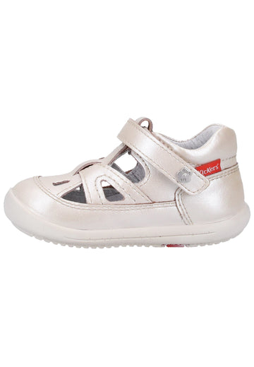Kickers Halbschuhe Leder Weiß - surf4shoes