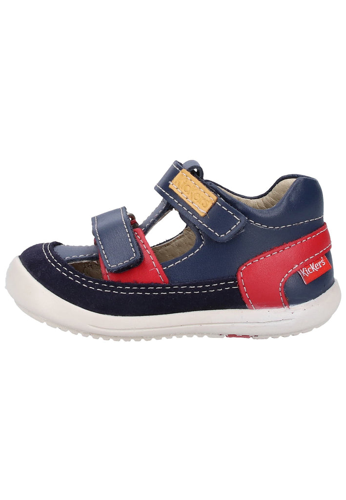 Kickers Halbschuhe Leder Dunkelblau - surf4shoes