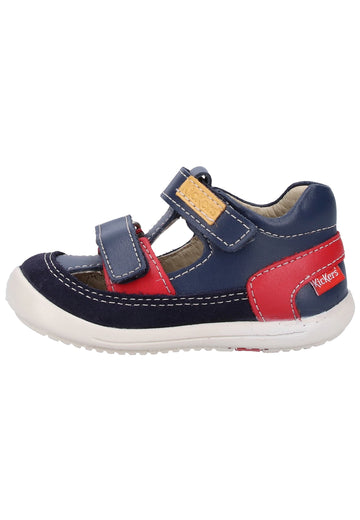 Kickers Halbschuhe Leder Dunkelblau - surf4shoes