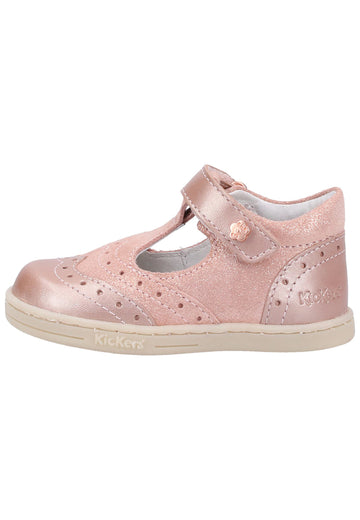 Kickers Halbschuhe Leder Rose - surf4shoes