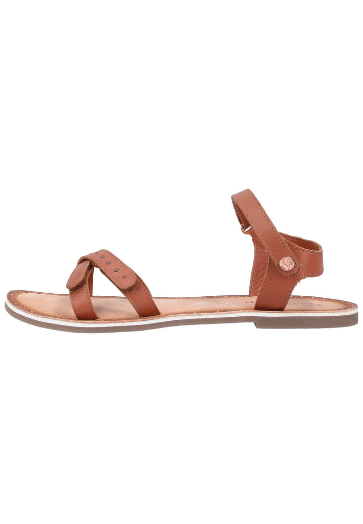 Kickers Sandalen Leder Camel - surf4shoes