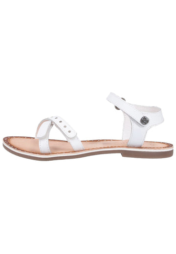 Kickers Sandalen Leder Weiß - surf4shoes