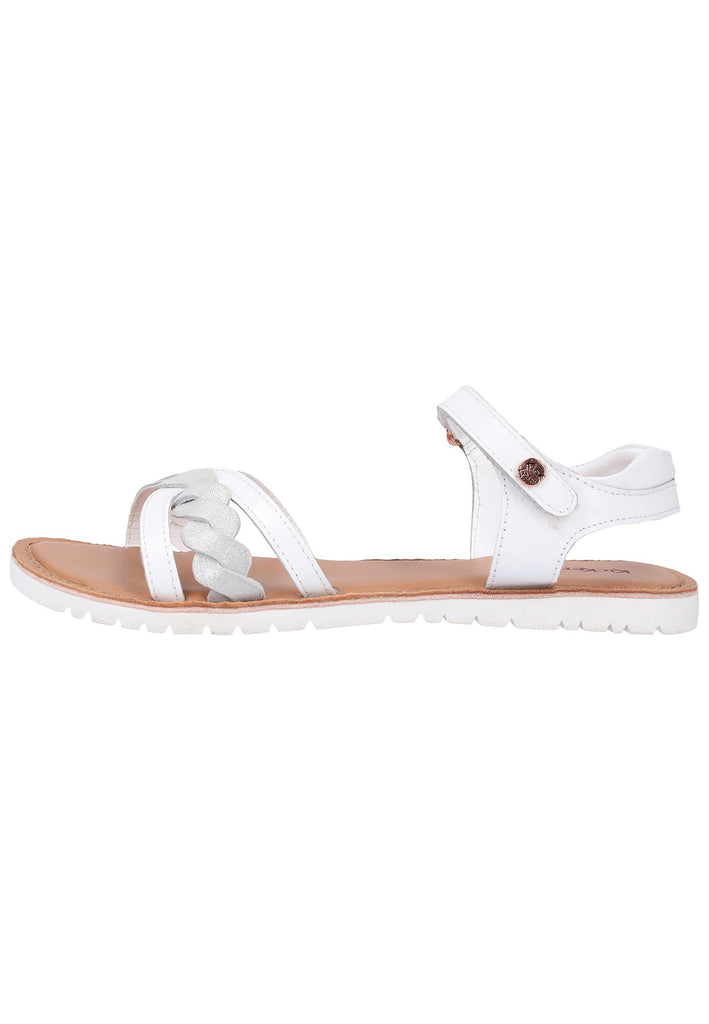 Kickers Sandalen Leder Weiß - surf4shoes