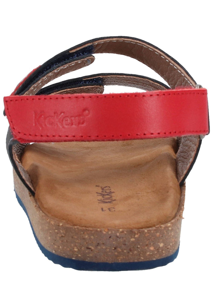 Kickers Sandalen Leder Dunkelblau - surf4shoes