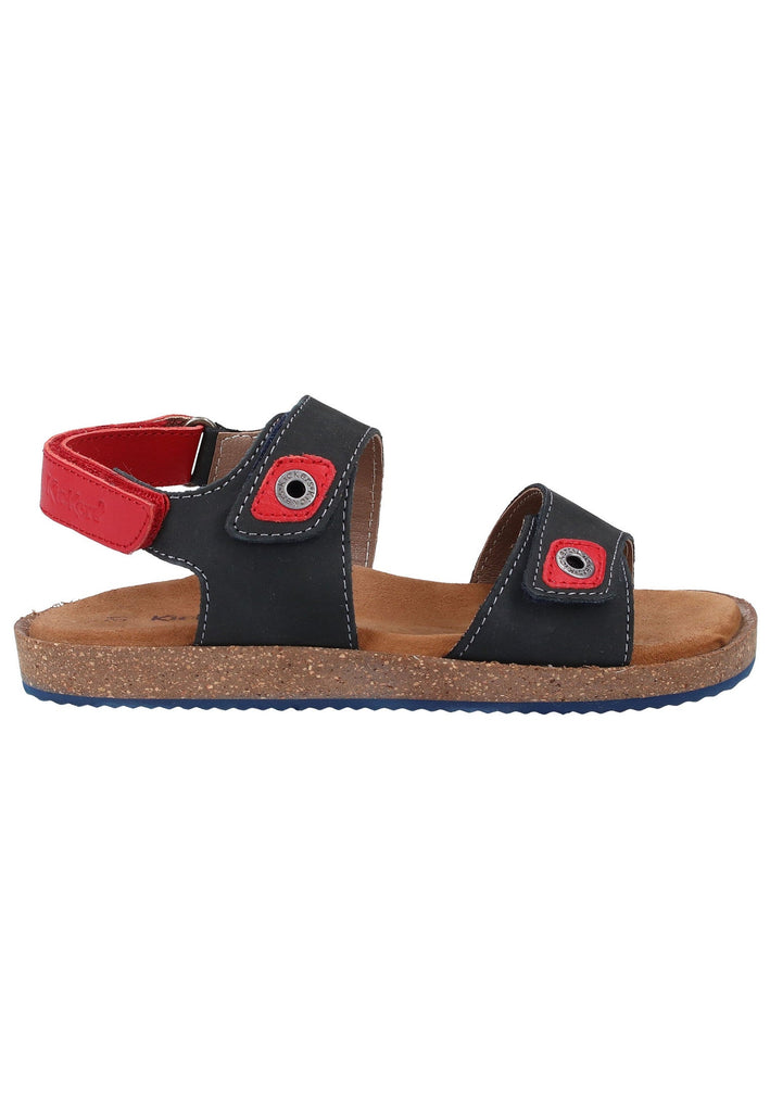 Kickers Sandalen Leder Dunkelblau - surf4shoes