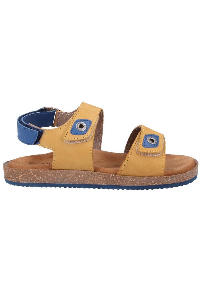 Kickers Sandalen Leder Gelb - surf4shoes