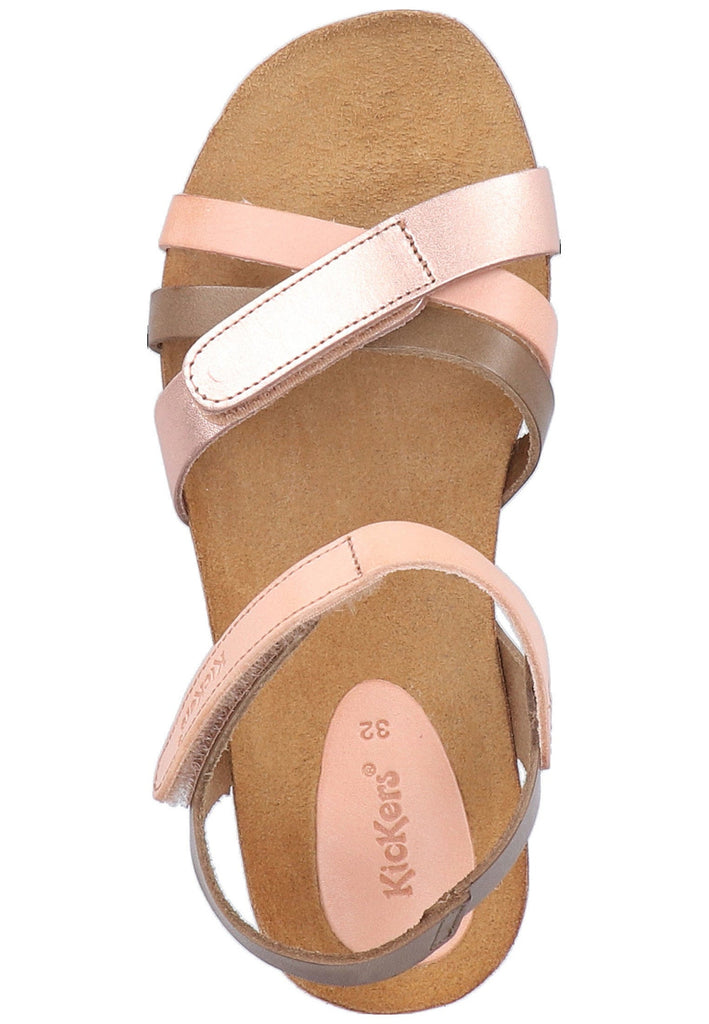 Kickers Sandalen Leder Rose - surf4shoes