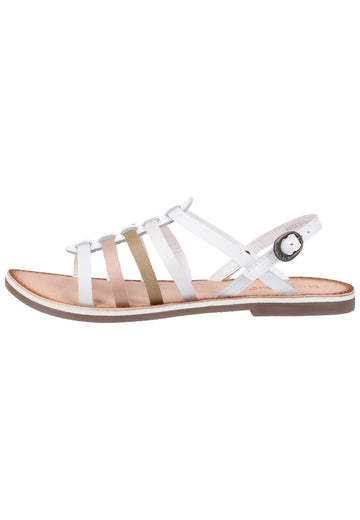 Kickers Sandalen Leder Silber - surf4shoes