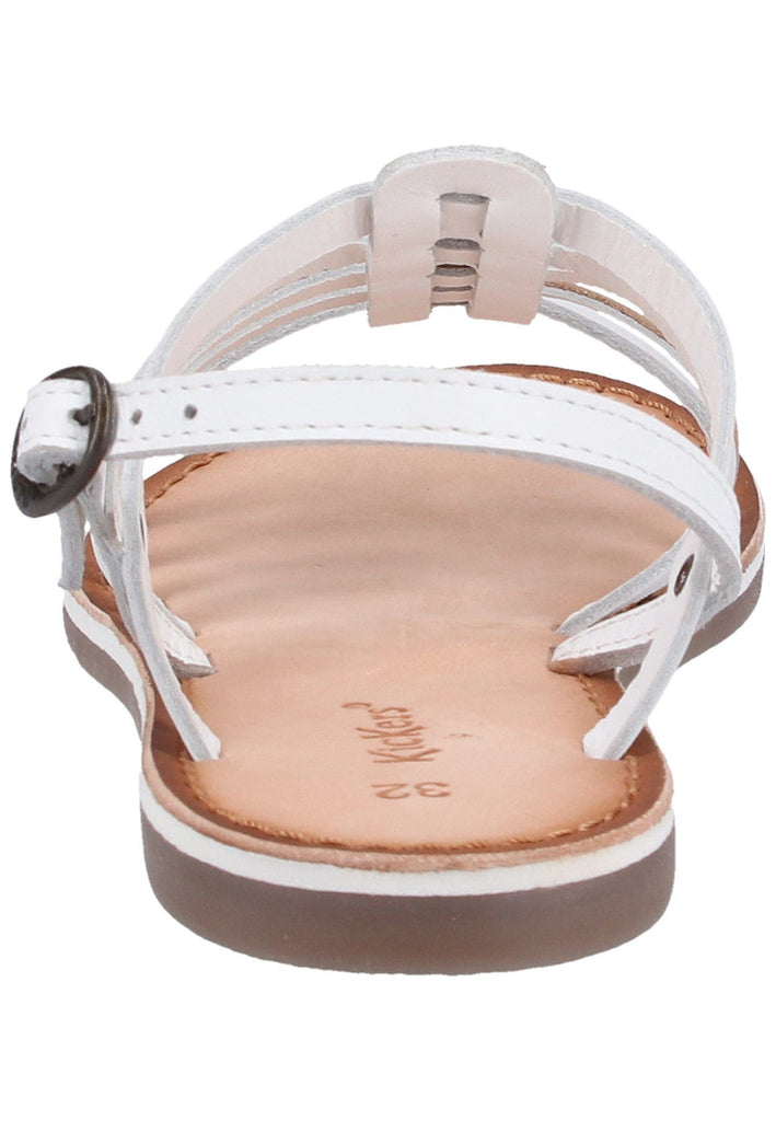 Kickers Sandalen Leder Silber - surf4shoes