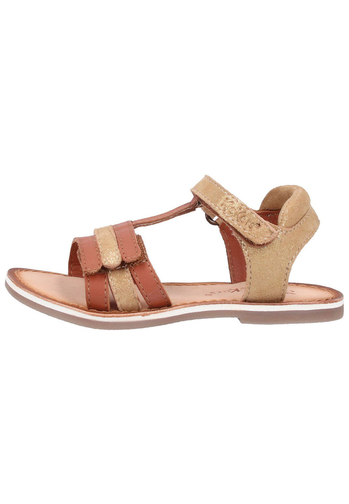 Kickers Sandalen Leder Camel - surf4shoes