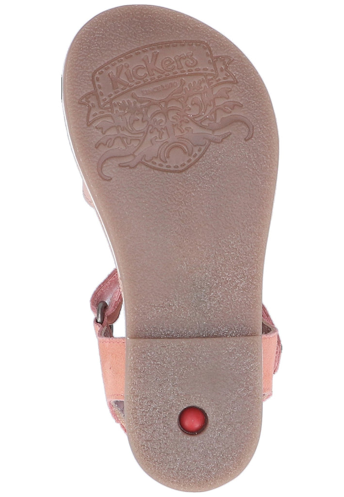 Kickers Sandalen Leder Rose - surf4shoes