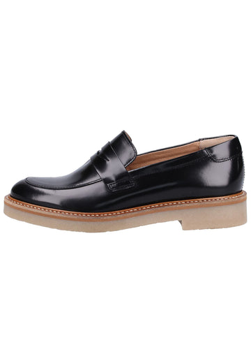 Kickers Slipper Leder Schwarz - surf4shoes