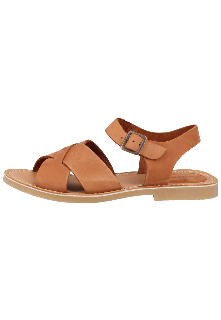 Kickers Sandalen Leder Camel - surf4shoes