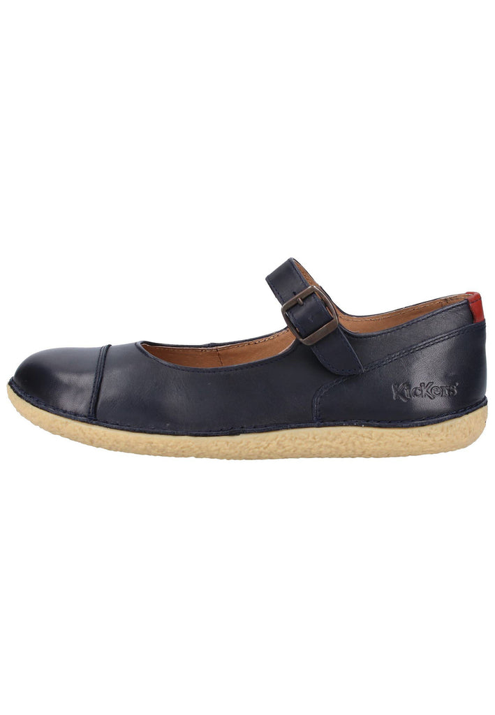 Kickers Ballerinas Leder Dunkelblau - surf4shoes