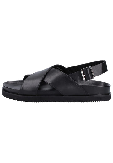 Kickers Sandalen Leder Schwarz - surf4shoes