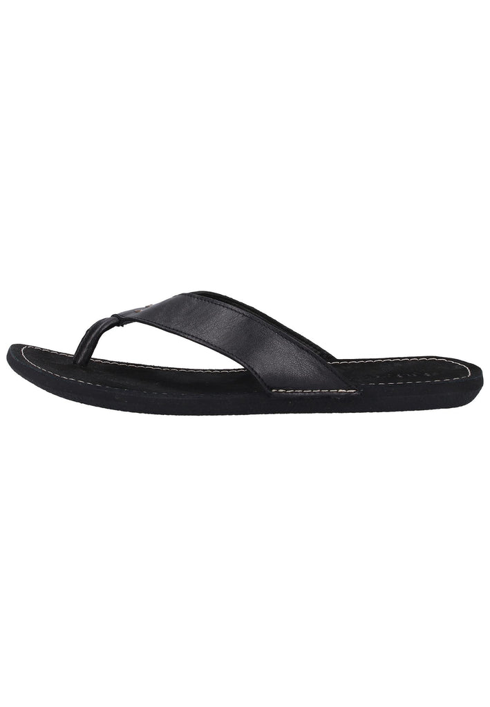 Kickers Zehensteg Leder Schwarz - surf4shoes