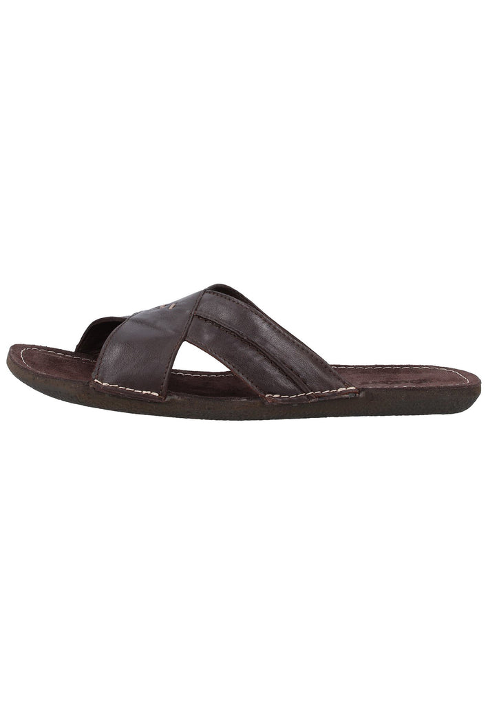 Kickers Pantoletten Leder Braun - surf4shoes