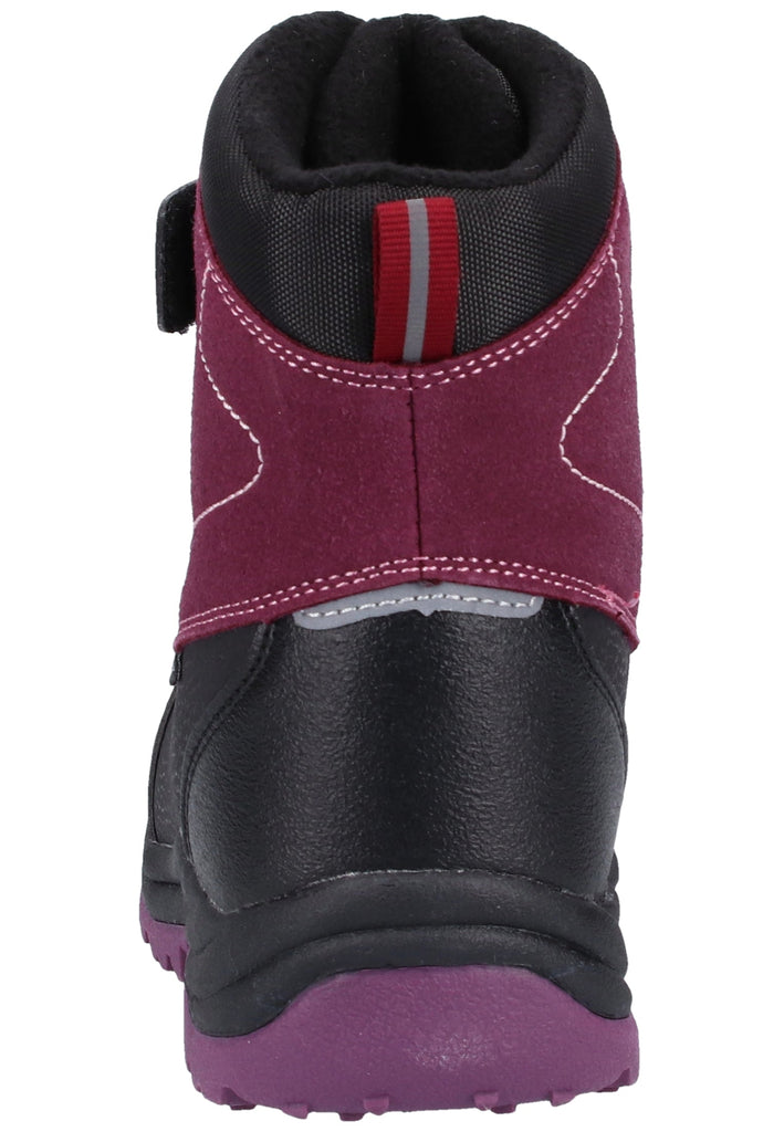 Kickers Stiefelette Lederimitat/Textil Violett Warmfutter - surf4shoes