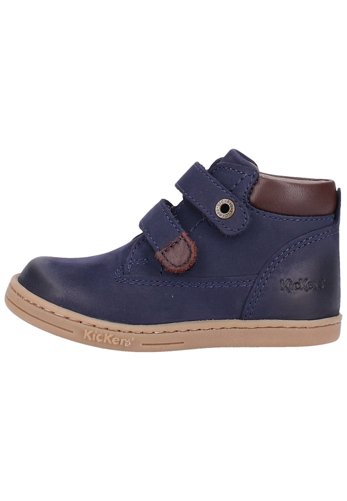 Kickers Halbschuhe Leder Blau - surf4shoes