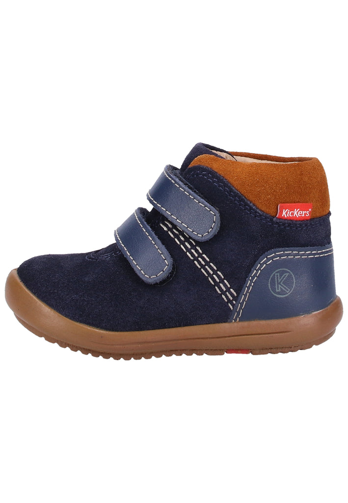 Kickers Halbschuhe Leder Blau - surf4shoes