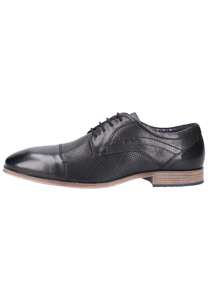 s.Oliver Businessschuhe Leder Schwarz - surf4shoes