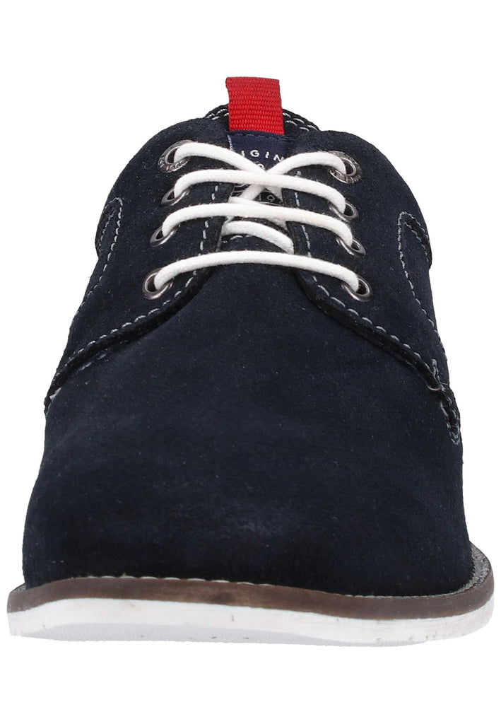 s.Oliver Halbschuhe Leder Navy - surf4shoes