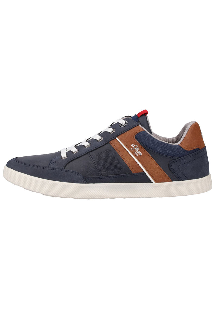 s.Oliver Sneaker Lederimitat/Textil Navy - surf4shoes