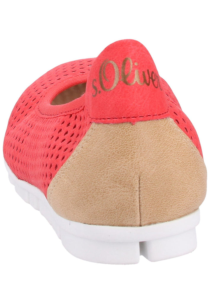 s.Oliver Ballerinas Lederimitat Rot - surf4shoes