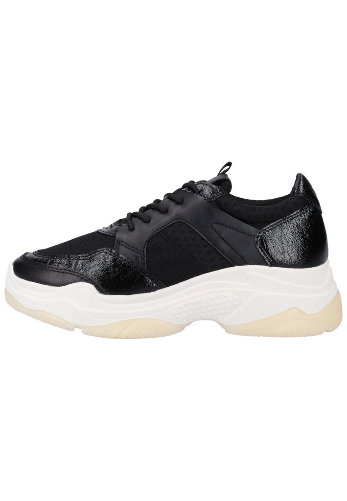 s.Oliver Sneaker Lederimitat/Textil Schwarz - surf4shoes
