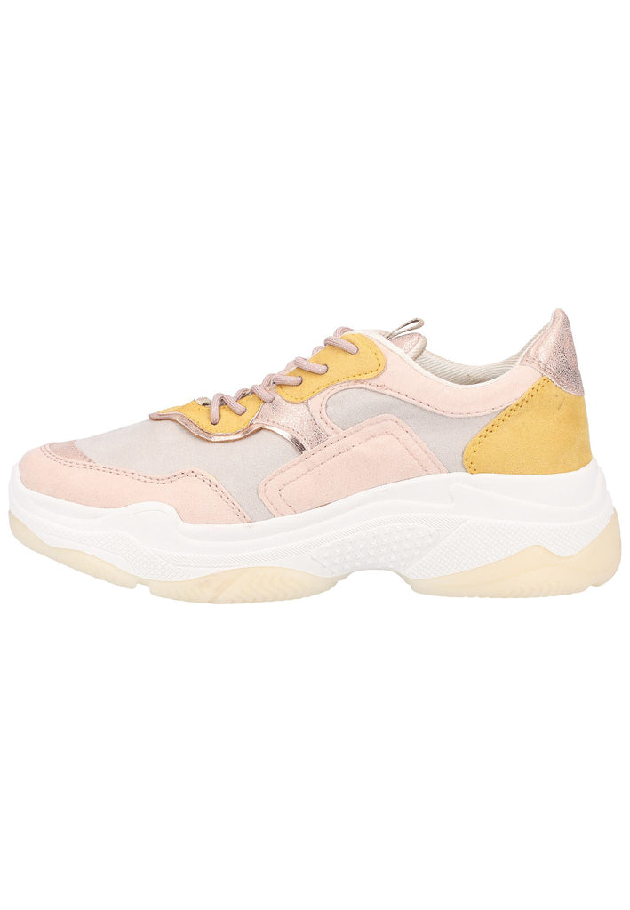 s.Oliver Sneaker Lederimitat/Textil Gelb - surf4shoes