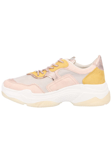 s.Oliver Sneaker Lederimitat/Textil Gelb - surf4shoes