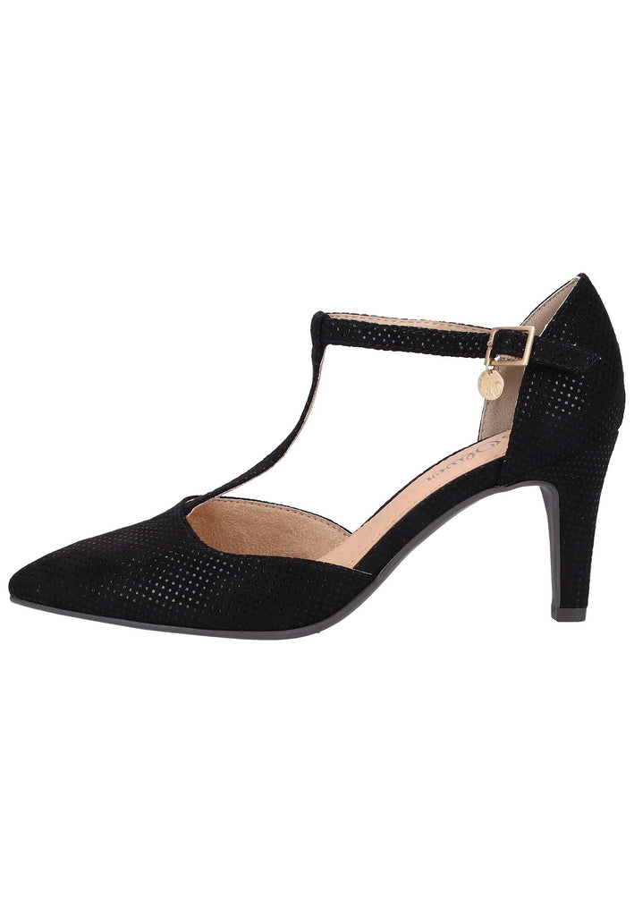 s.Oliver Pumps Lederimitat Schwarz - surf4shoes
