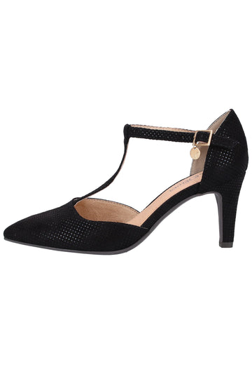s.Oliver Pumps Lederimitat Schwarz - surf4shoes