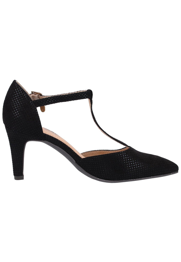 s.Oliver Pumps Lederimitat Schwarz - surf4shoes