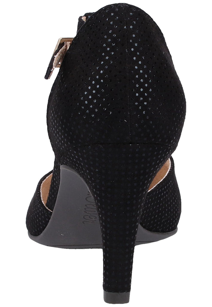 s.Oliver Pumps Lederimitat Schwarz - surf4shoes