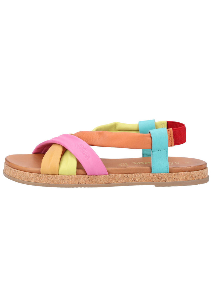 s.Oliver Sandalen Leder Multi - surf4shoes