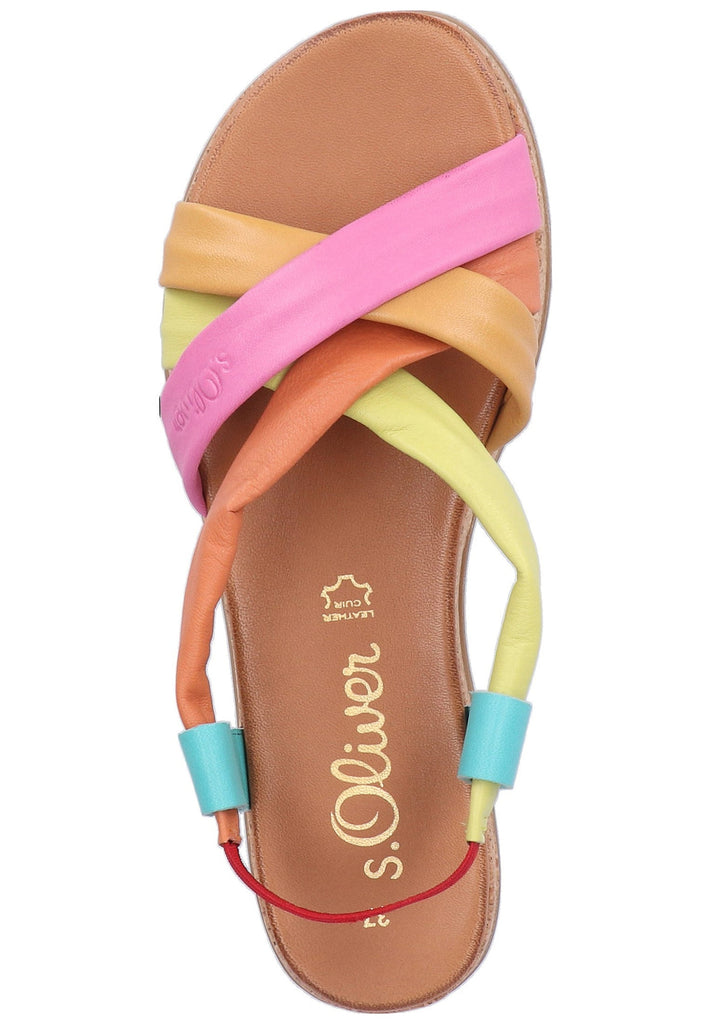 s.Oliver Sandalen Leder Multi - surf4shoes