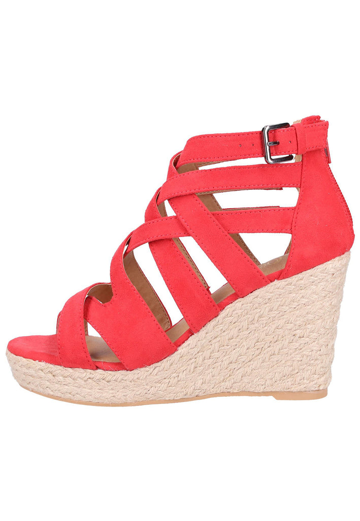 s.Oliver Sandalen Lederimitat Rot - surf4shoes