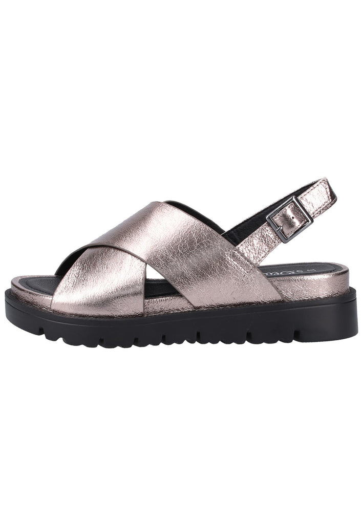 s.Oliver Sandalen Lederimitat Grau - surf4shoes