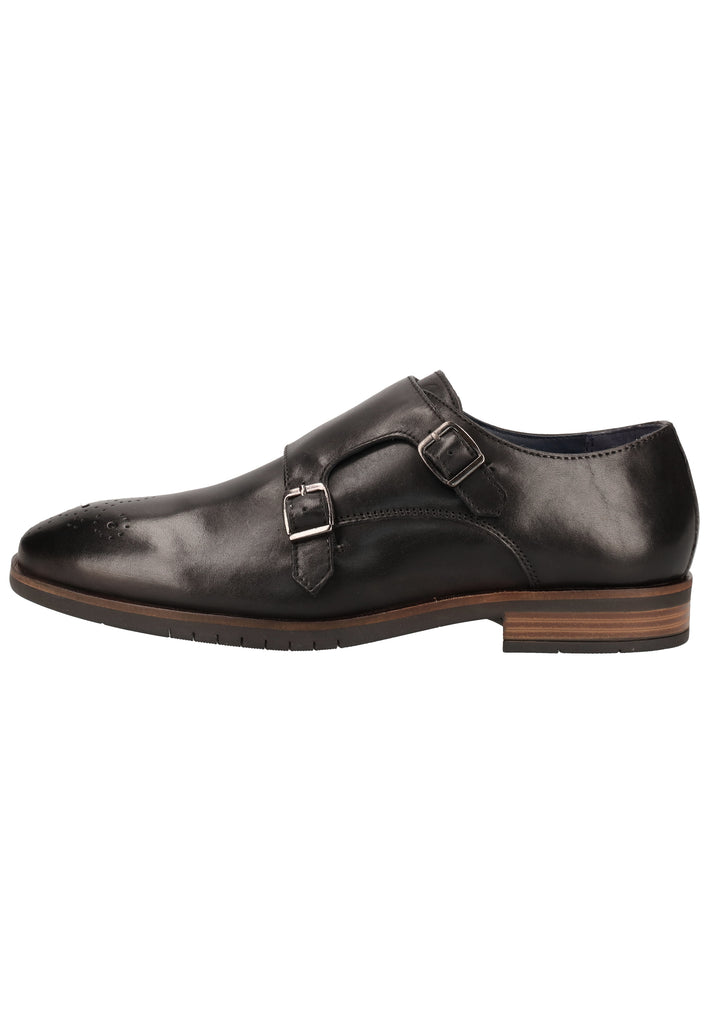 s.Oliver Businessschuhe Leder Schwarz - surf4shoes